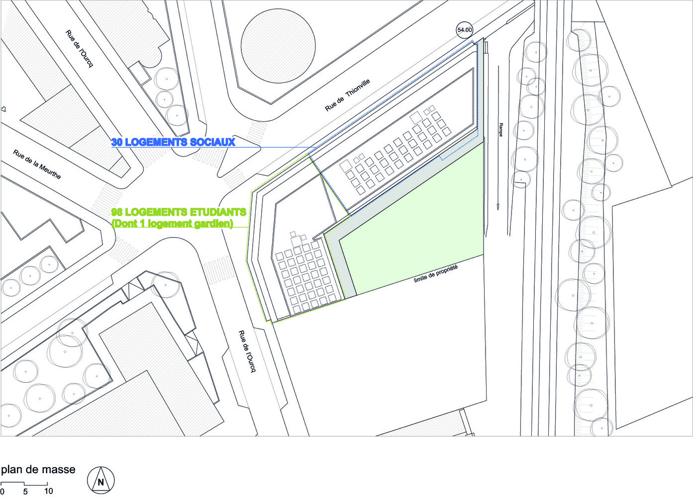 Ourcq Jaures Student - Social Housing Lacaton - Vassal-62