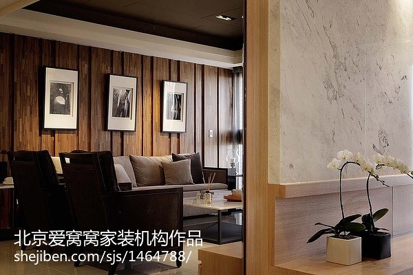 精锐米籣周公馆120平米三居装修案例-14