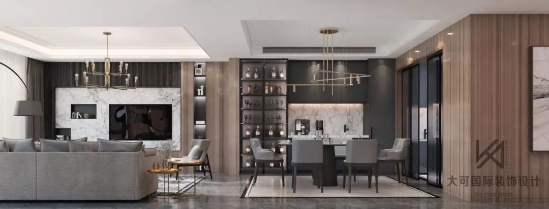 《现代生活—简与繁》外滩首府 380㎡叠墅，现代风格演绎生活美学-17