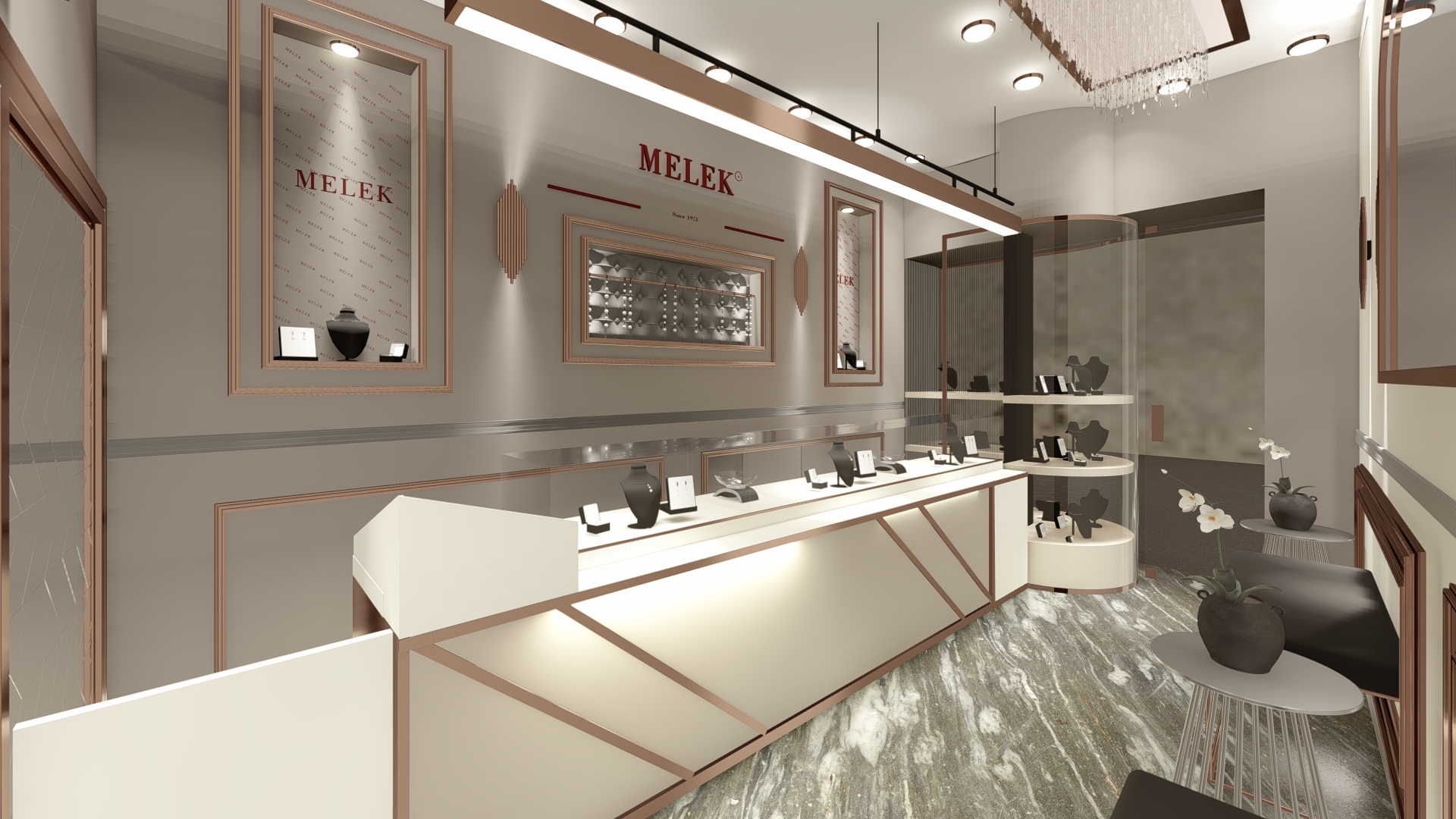 Melek Gold Jewelry Store Design-5