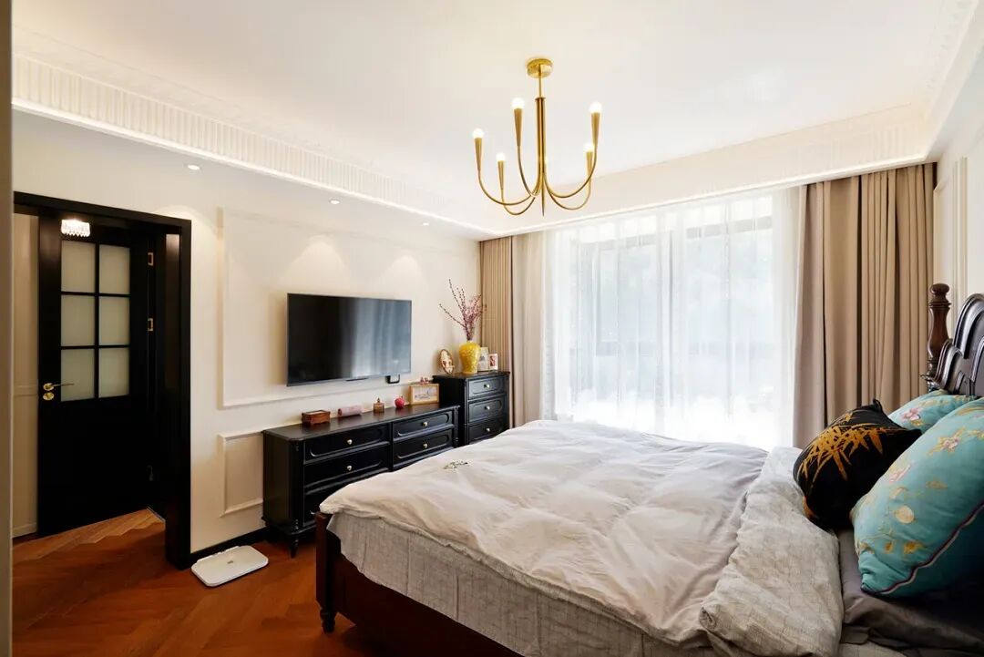 112㎡混搭风：美式与中式的完美邂逅，14万装出奢华与实用-46