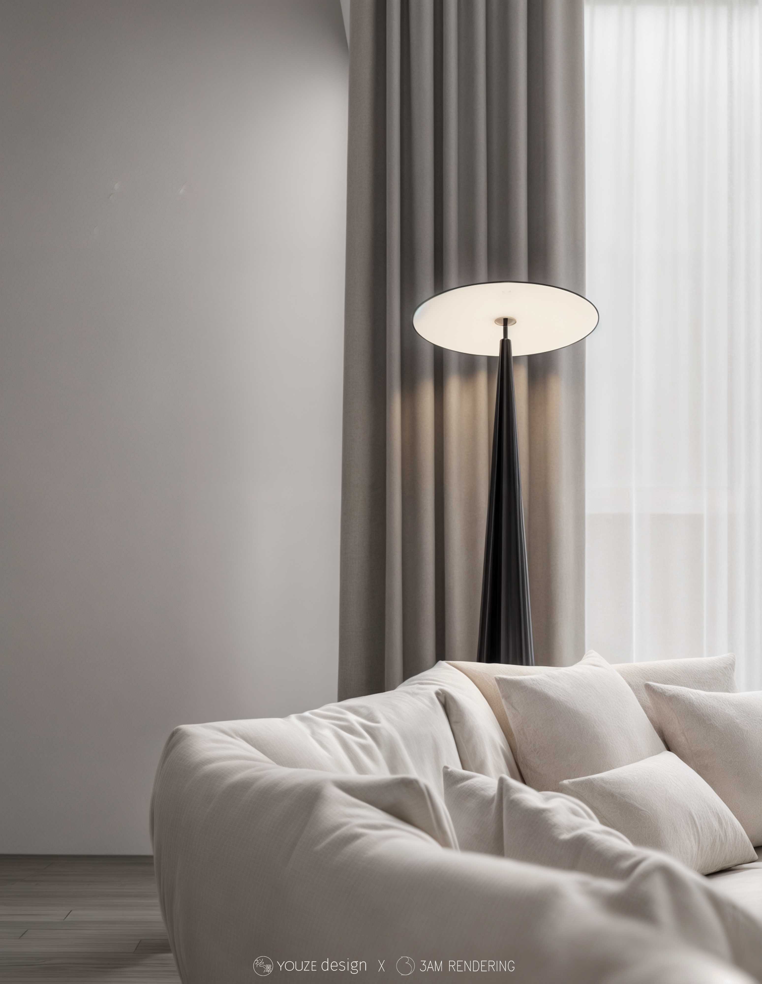 渲染项目 现代风格丨中国台湾丨3AM-13