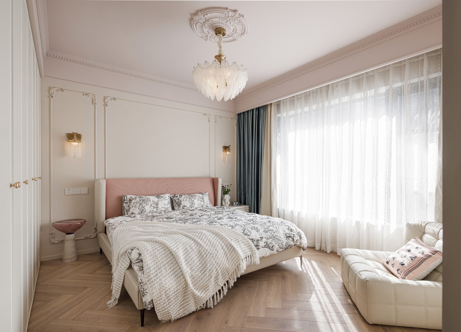 轻法式温馨宅邸丨中国重庆丨琢信装饰-12