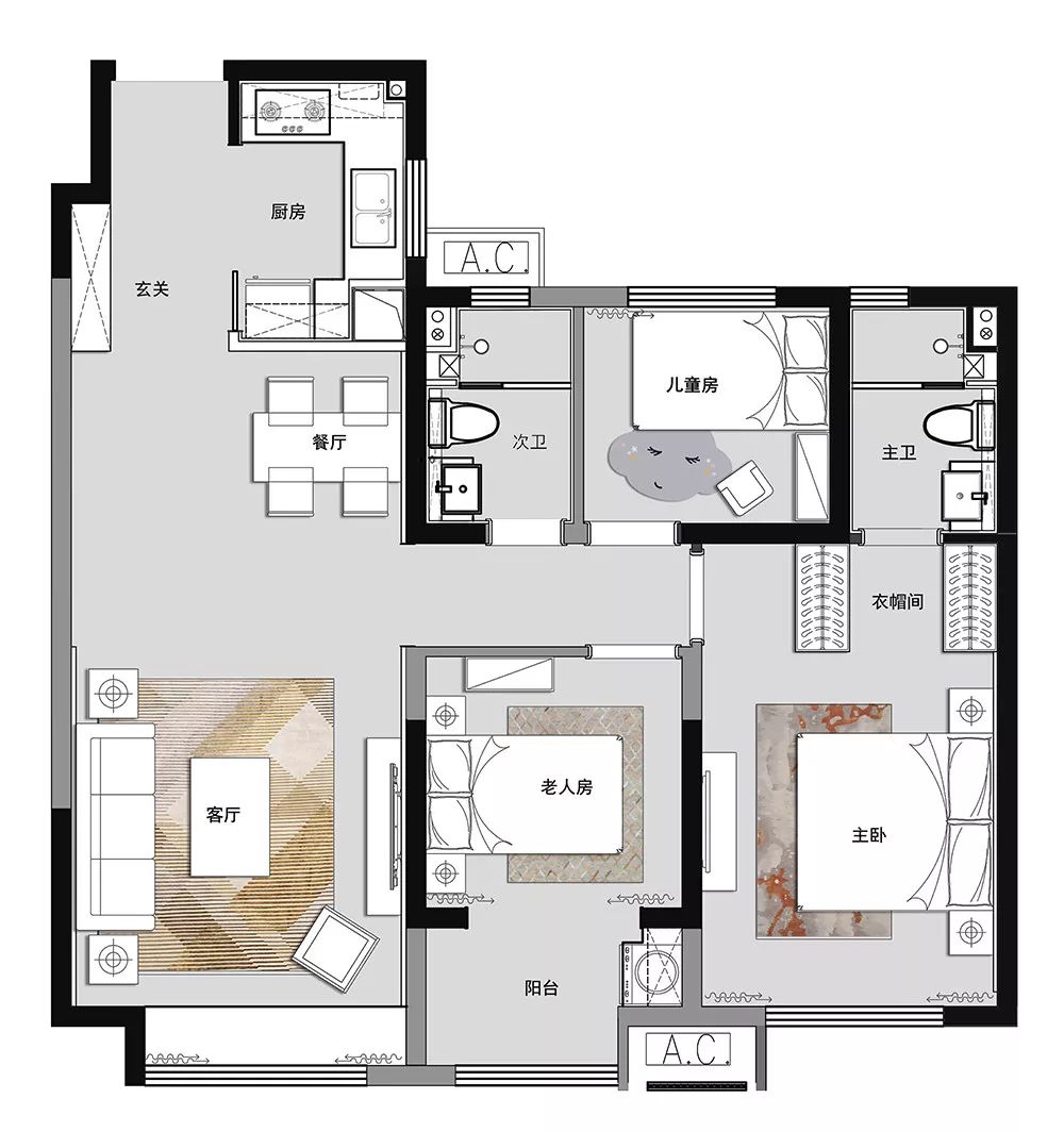 品质美学家 | SEPD 新作徐州柏景湾样板房设计-72