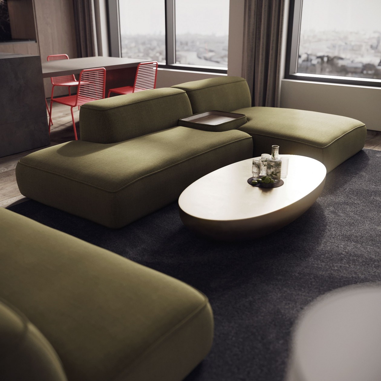 简约风公寓设计 氛围感超强，引爆潮流-10