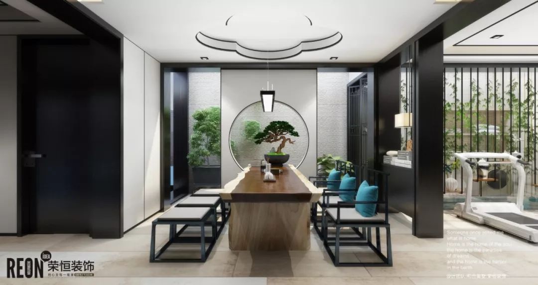 新中式风格家居设计，传统与时尚的完美融合-98