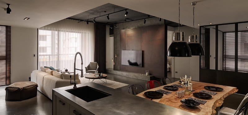 {台北}单身品味居所 精致工业风体现-8