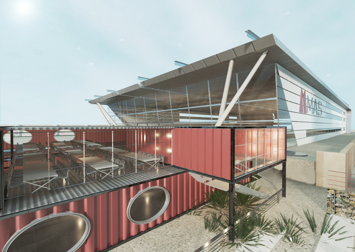 约旦 MAS 工厂大楼食堂设计-5