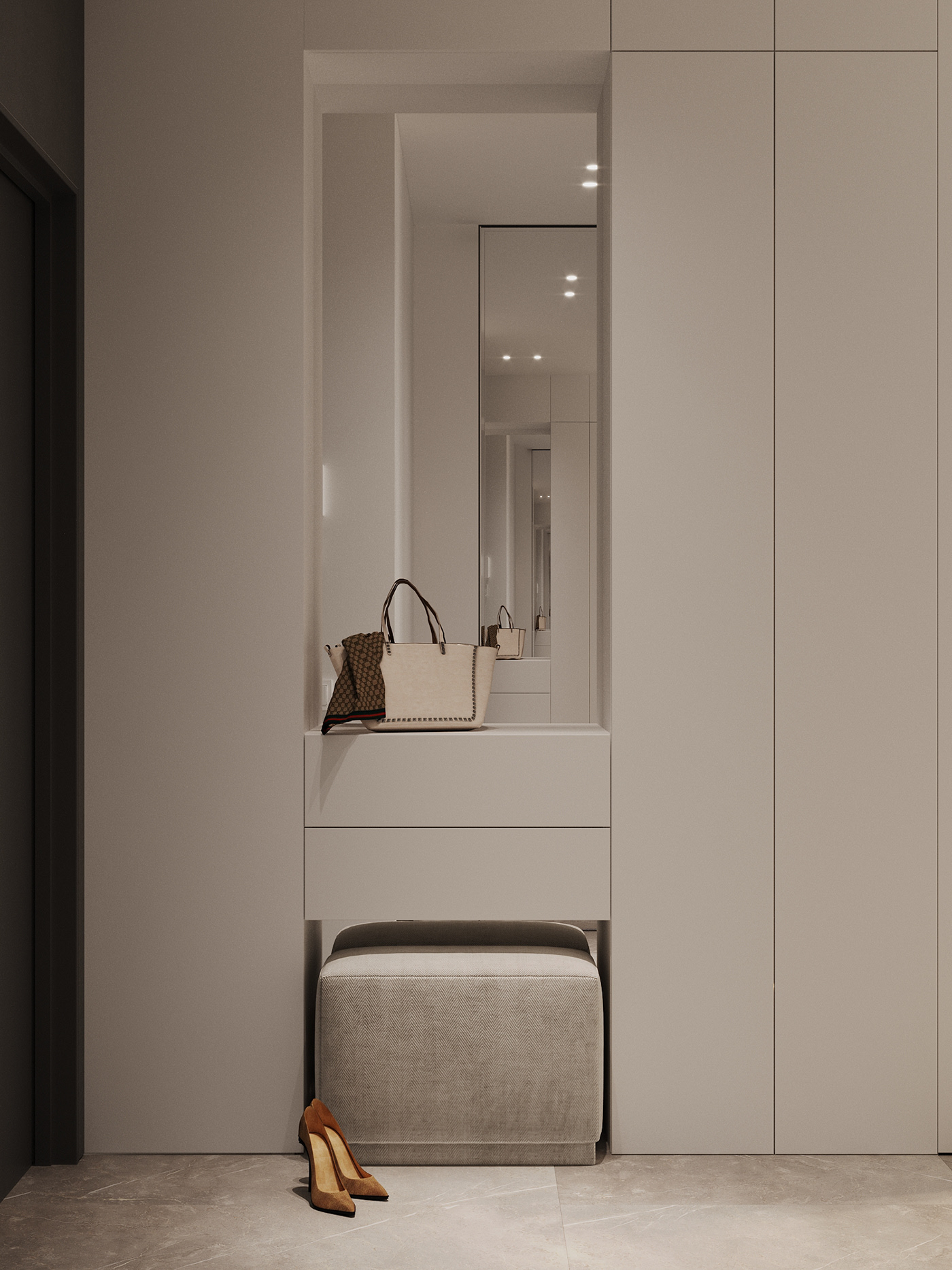 现代白色系 小户型空间-2