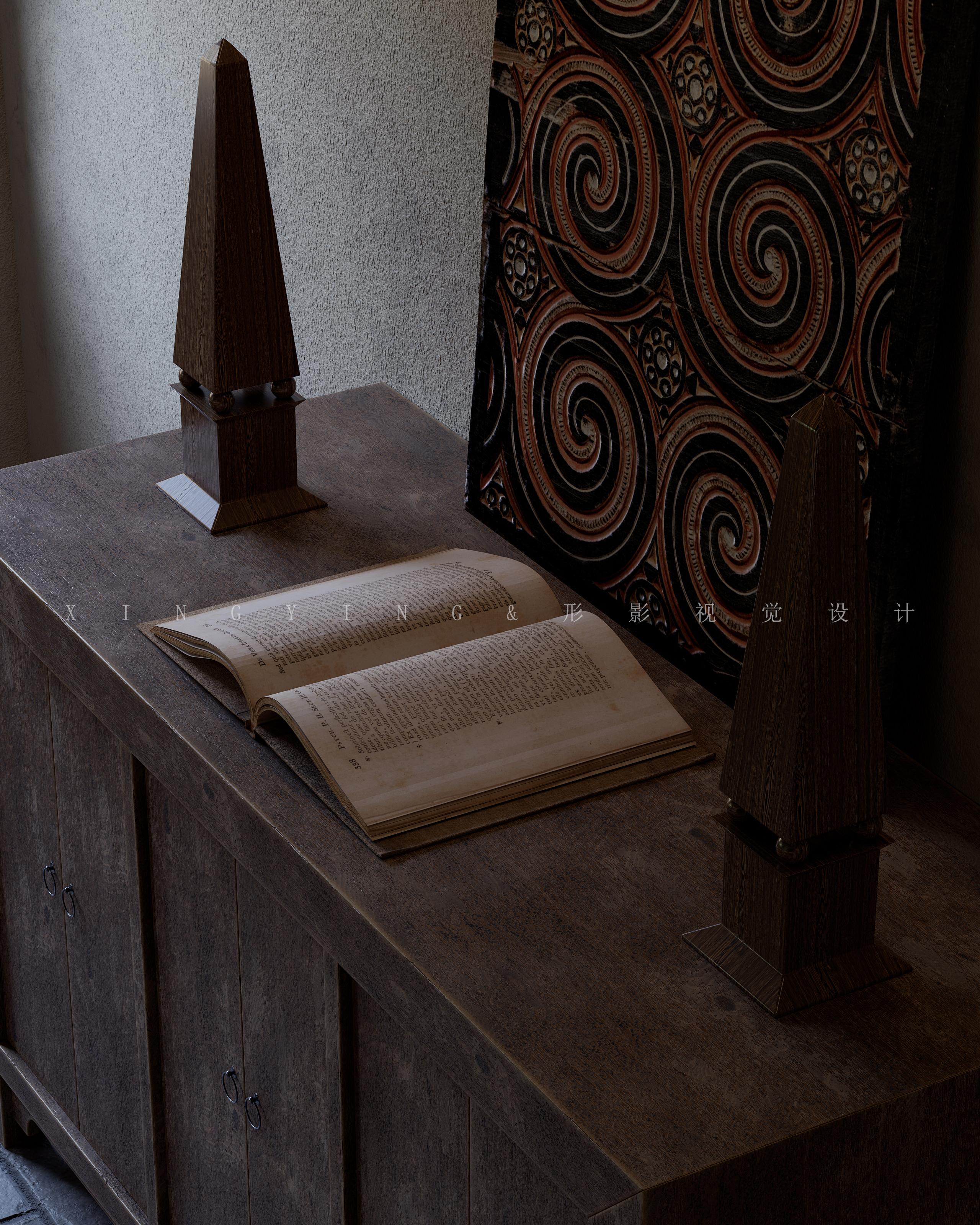 侘寂风民宿 CR 渲染-7