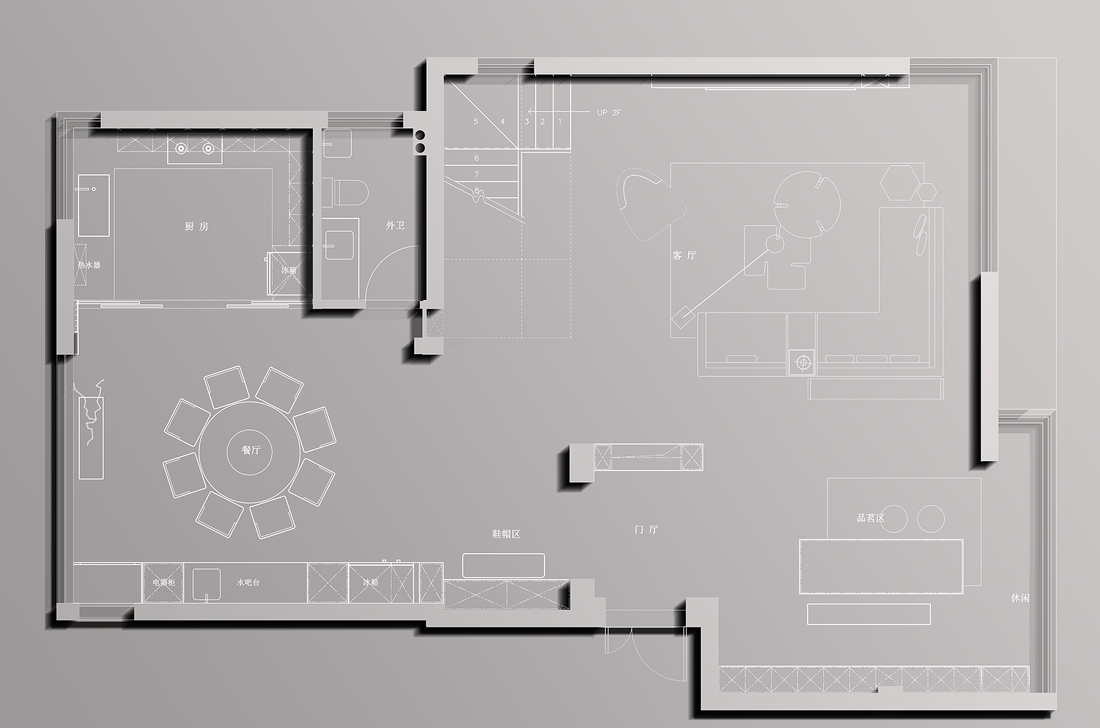 意式现代温馨别墅-59