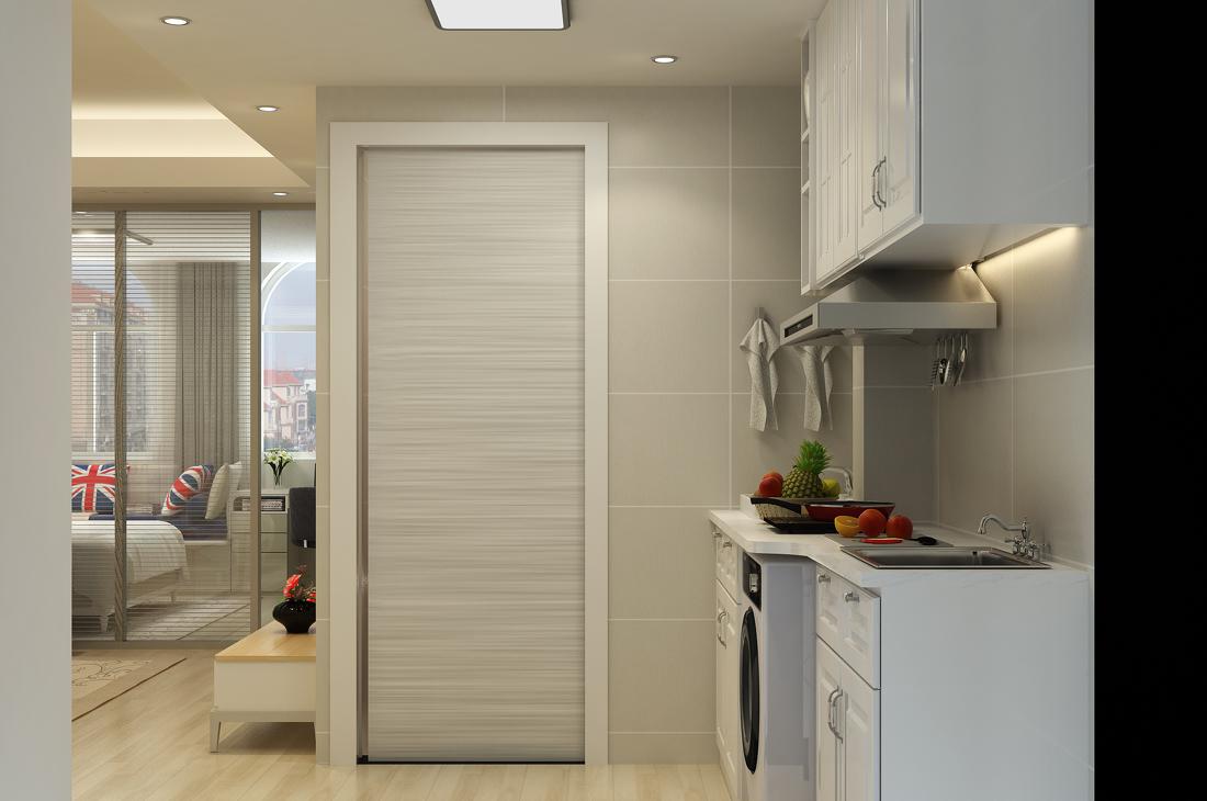 嘉鑫国际 406 户型样板间 | 暗间变明厨,集成设计满足年轻人需求-4