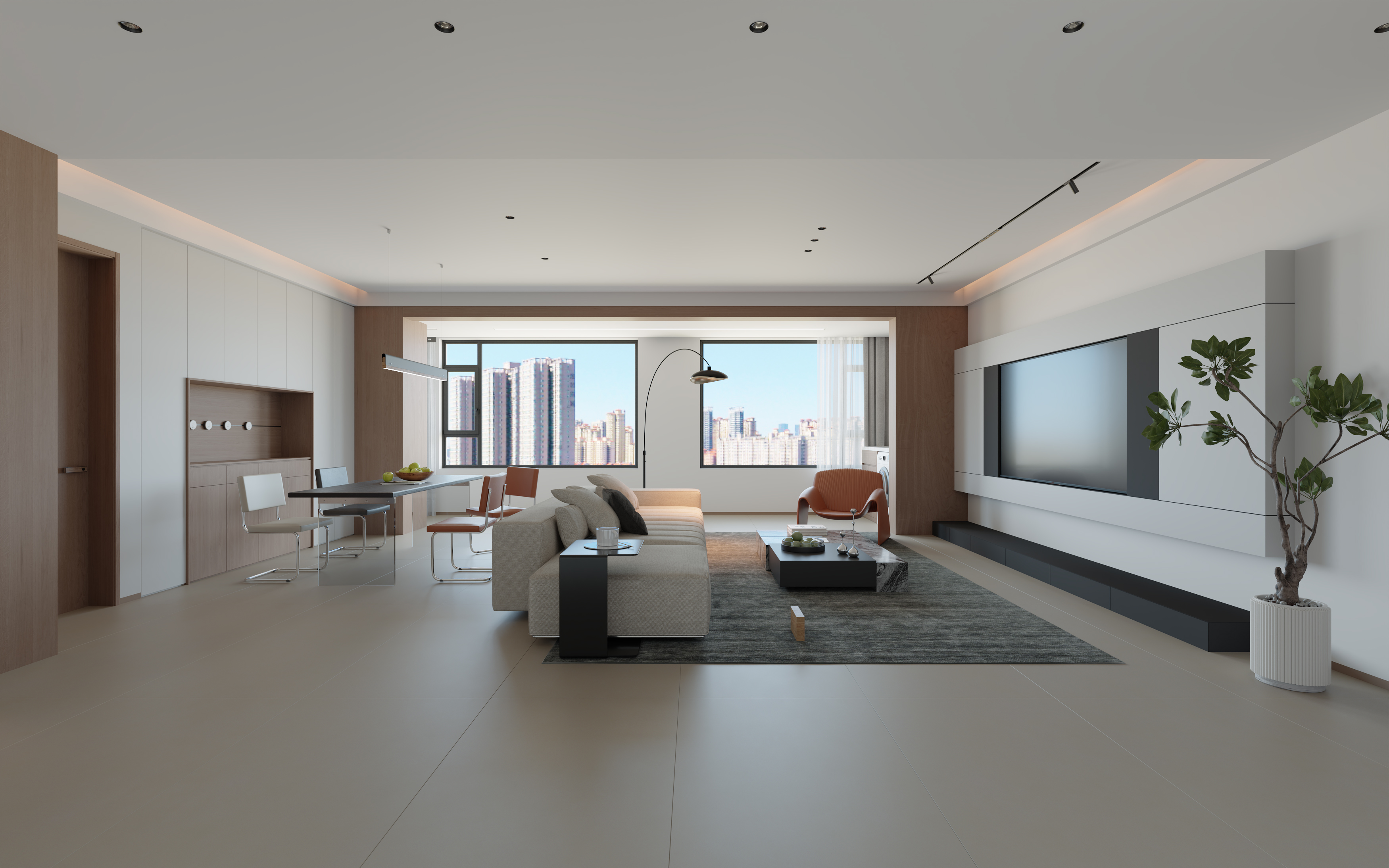 玖隆府 现代风大平层-0