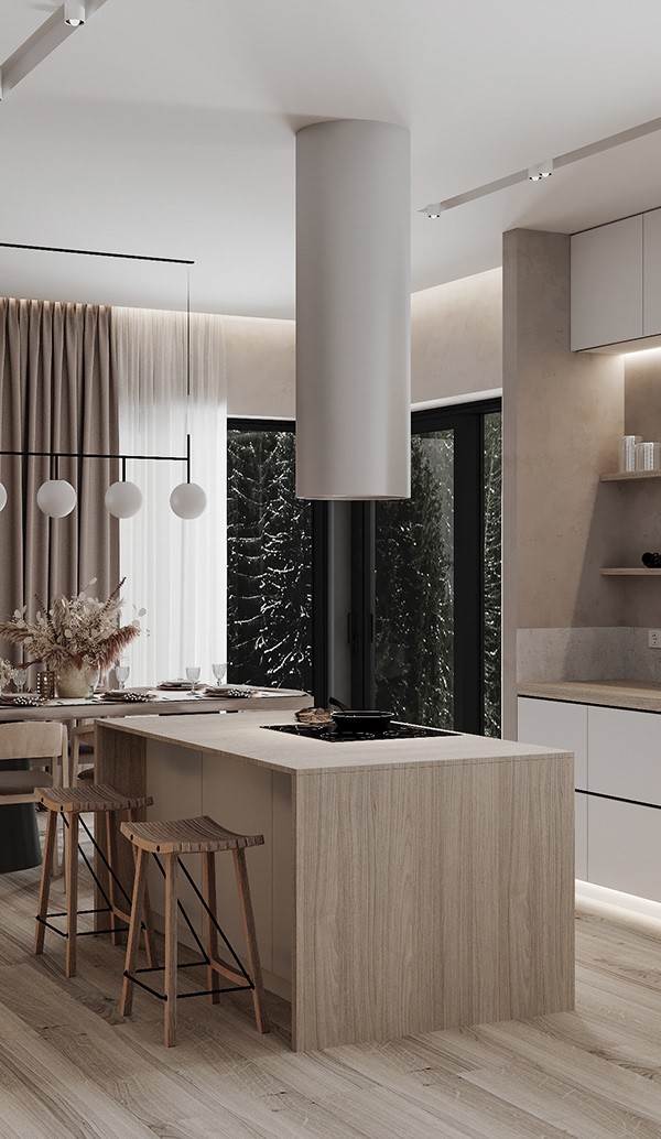 高级灰色系别墅设计 简约自然 超有格调！-23