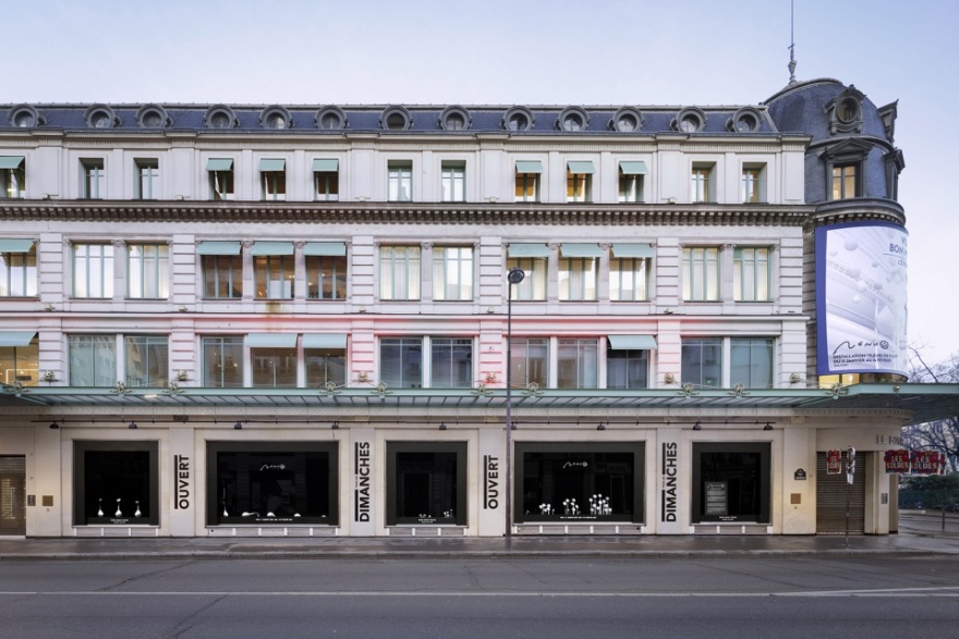 雨滴与花朵 · nendo 为巴黎 Le Bon Marche 打造白色展览-19