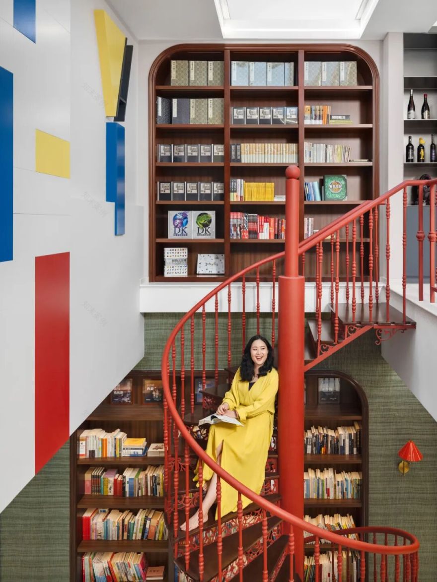 尚层设计院付霞新作|蒙德里安调色盘里的家-7