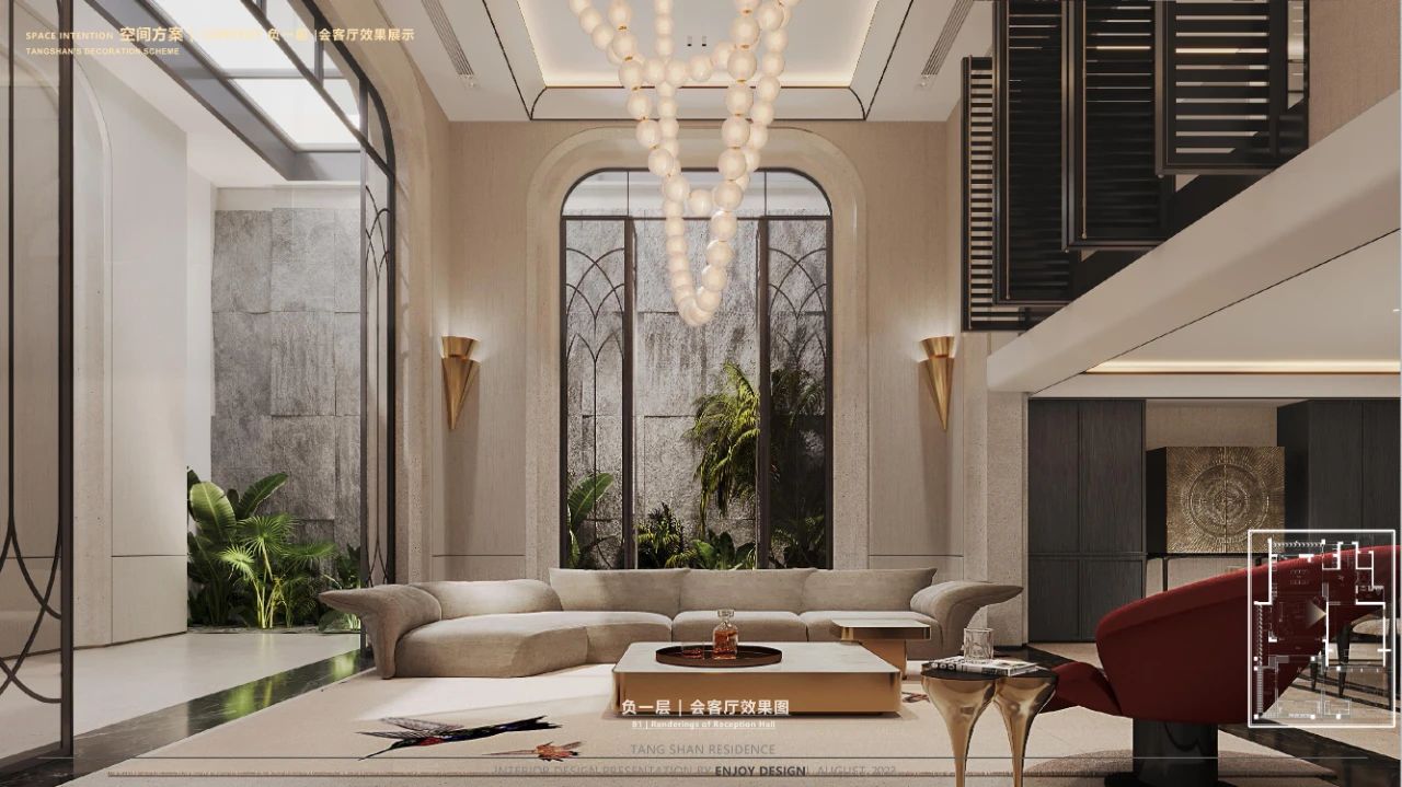 枫丹公馆 650㎡ 法式叠墅豪宅丨中国唐山丨燕语堂-105