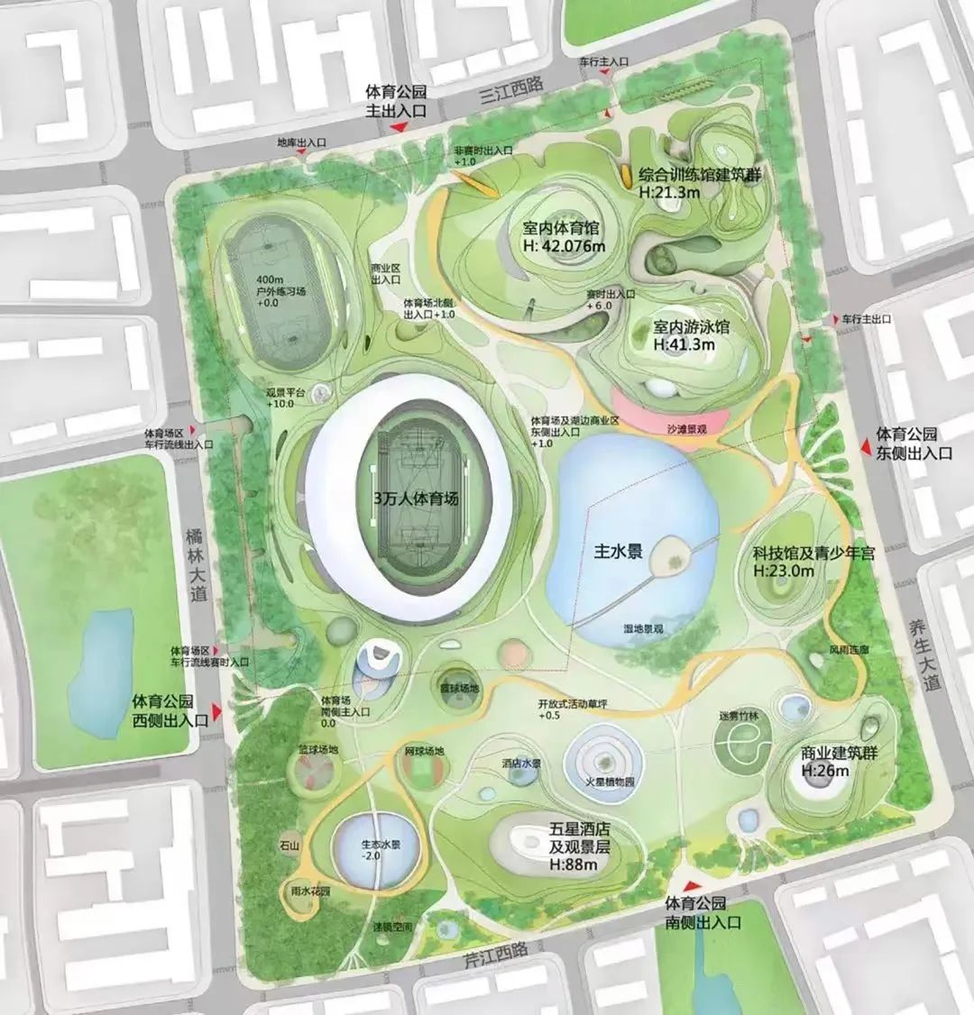 衢州体育公园丨中国衢州丨MAD建筑事务所-146