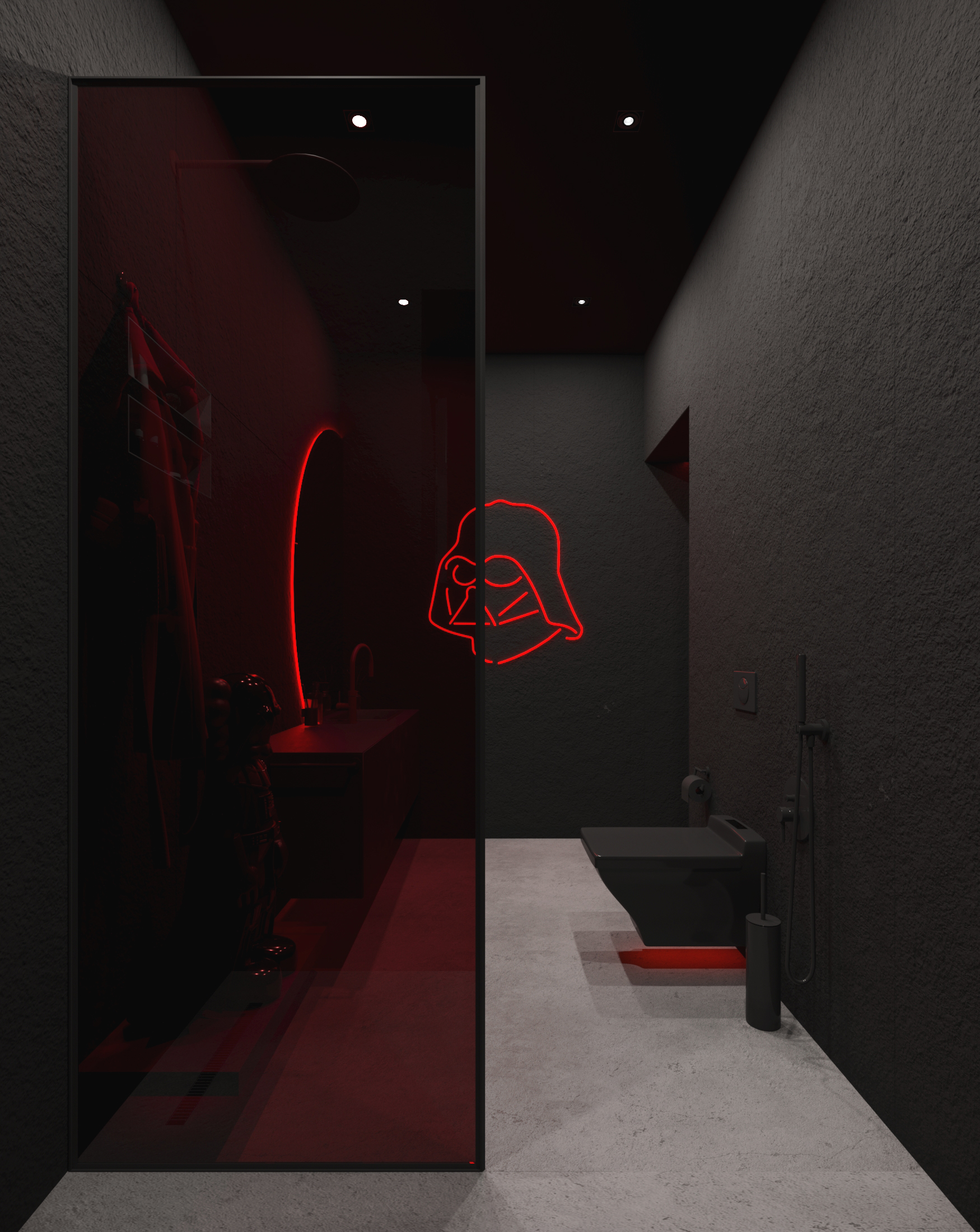 达特·韦德的厕所丨俄罗斯莫斯科丨Pobedonoscev Architects-4