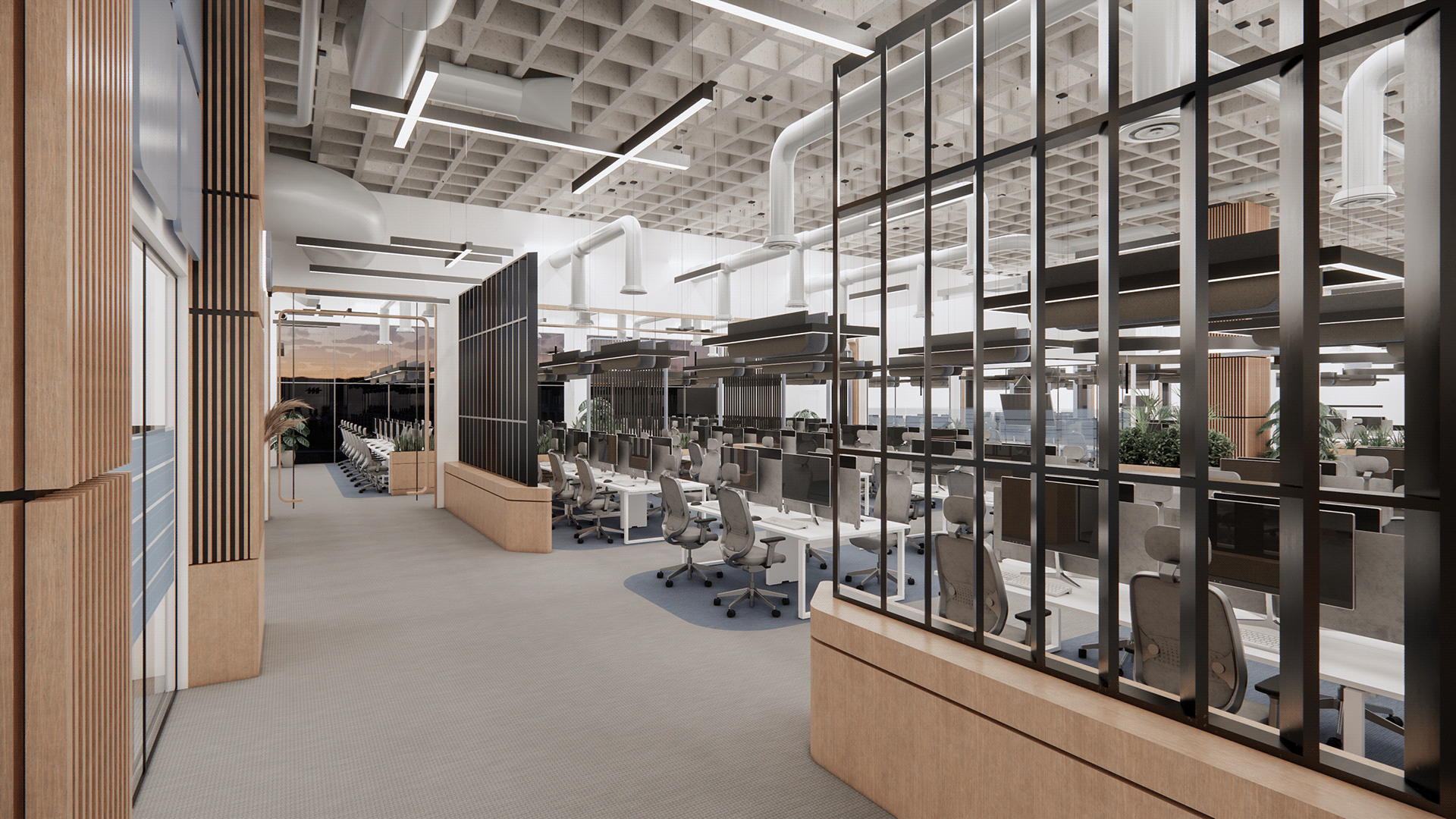 联合办公，Modern-Industrial Office Design-30