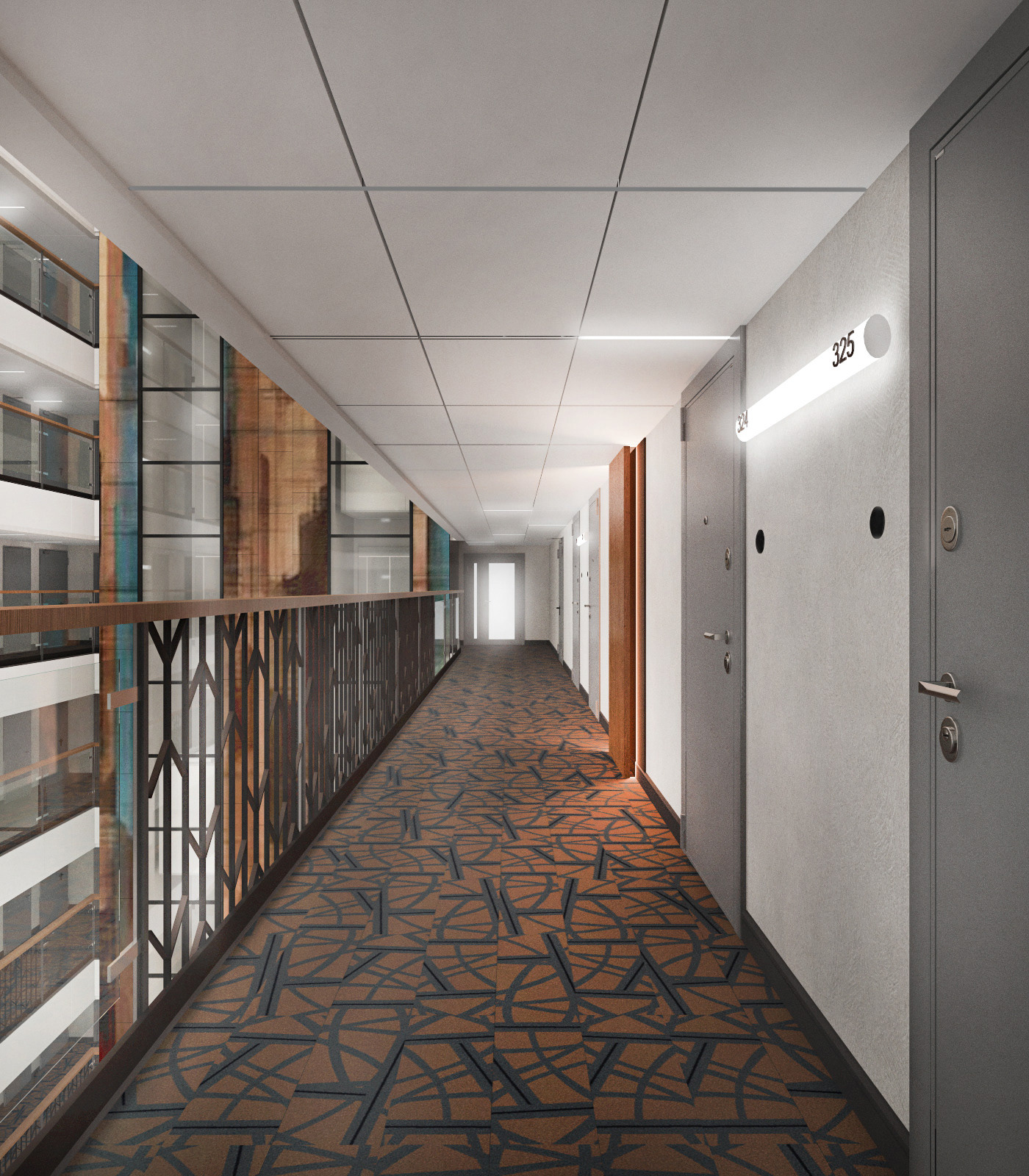 酒店大堂设计丨RedLine 设计工作室-9