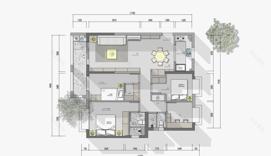 现代风精装房改造-8