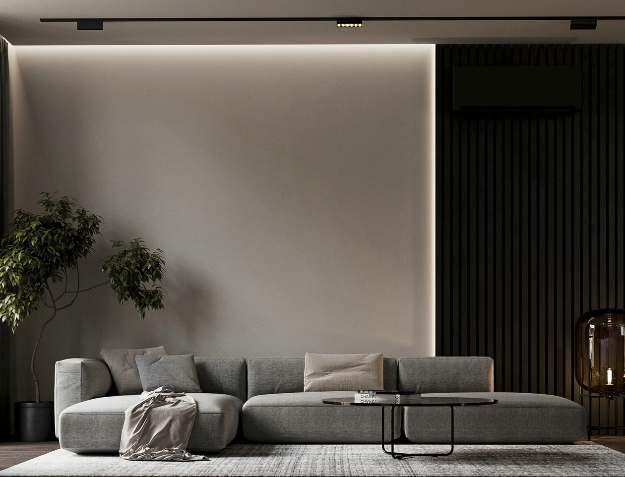 110㎡高级灰色系住宅设计 超舒适！-2