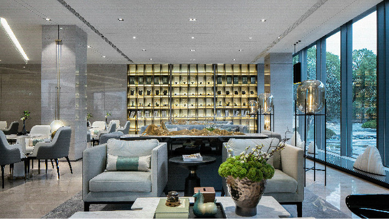 泰州鹊语桃源销售中心室内设计-33