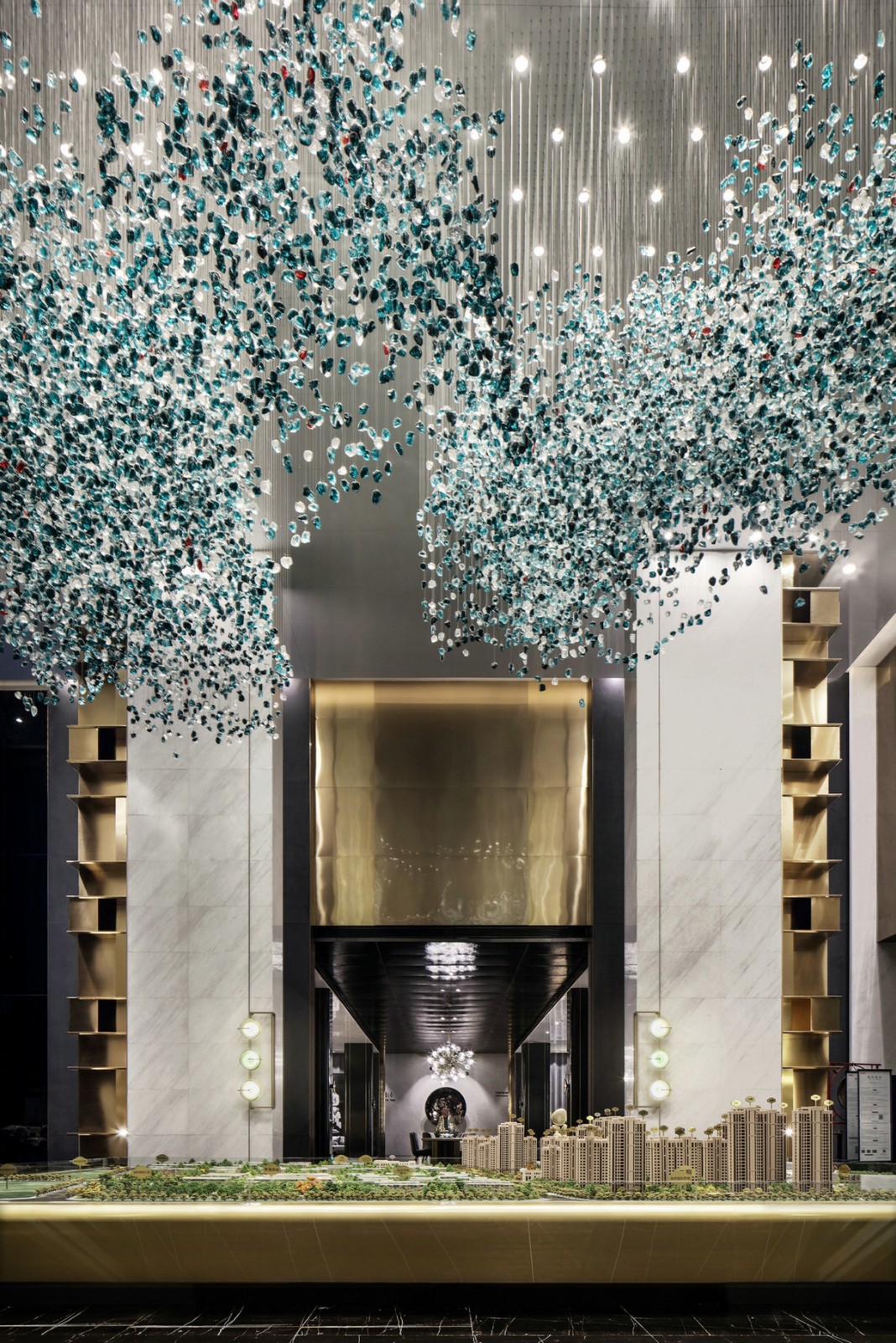 西安万科·大都会销售中心——玩味艺术在戏剧感空间的极致演绎  壹方设计-13