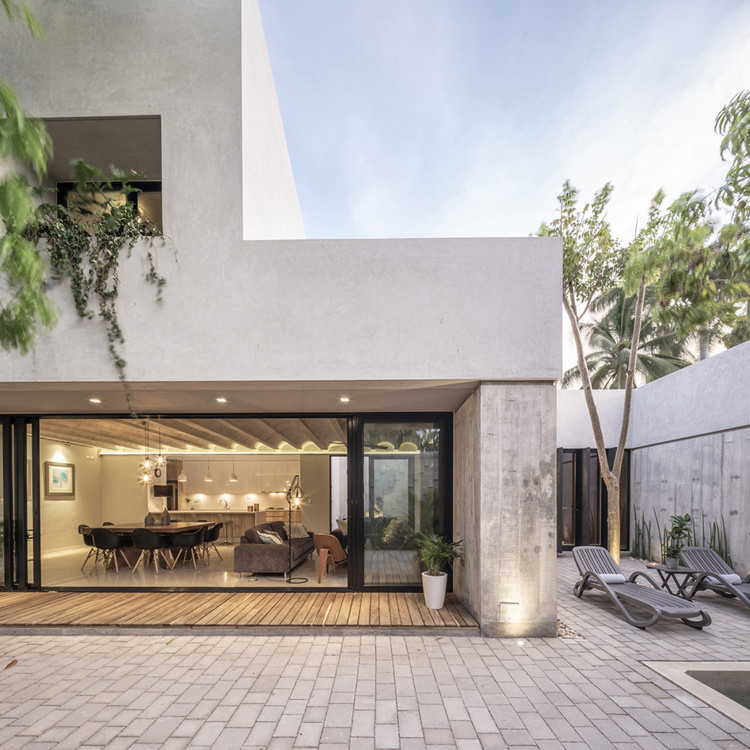 墨西哥私人住宅:水磨石混凝土与被动通风丨Central de Proyectos SCP-19