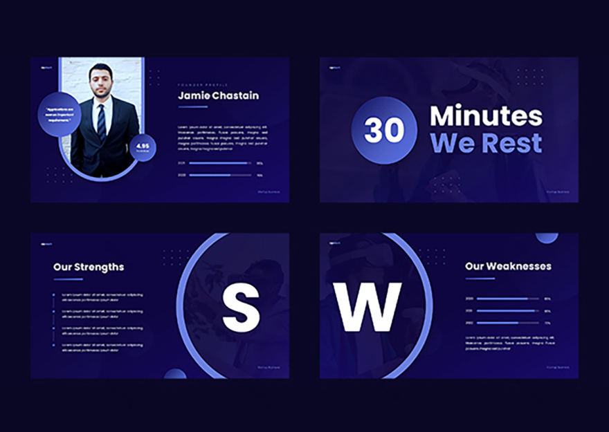 初创企业演示模板-7