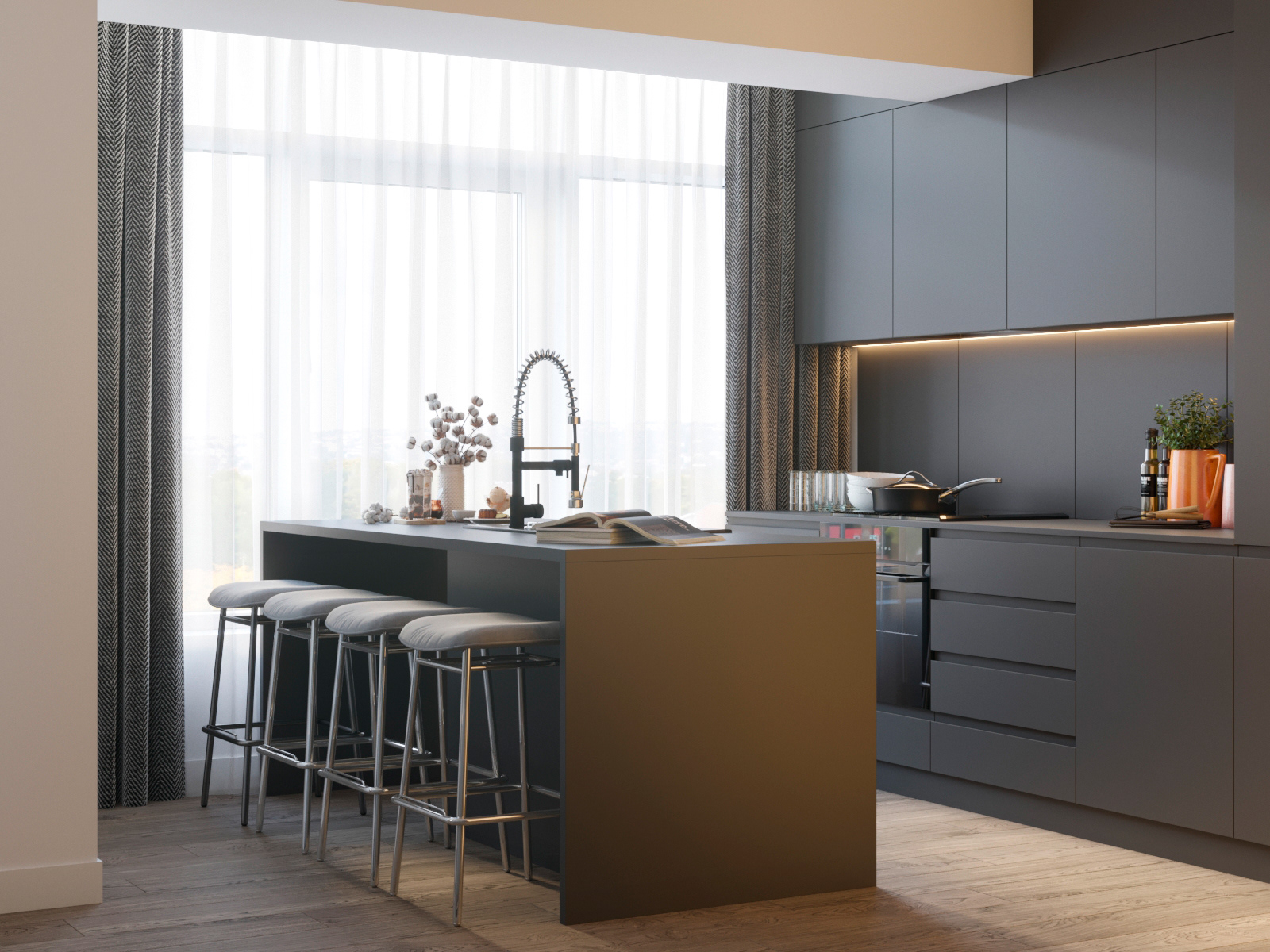 私人公寓室内设计丨乌克兰切尔诺夫策丨AVISTUDIO-10