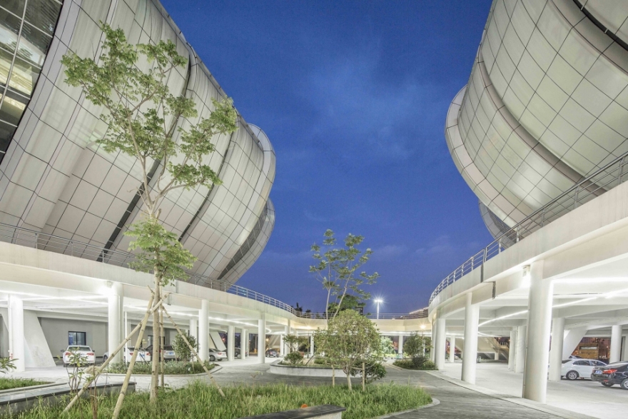 苍南体育中心 | 型钢桁架结构与曲线美学的完美结合-79