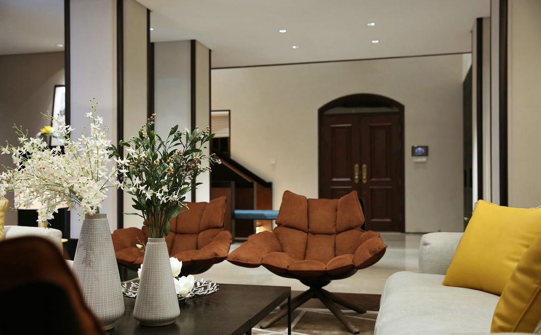 豪华别墅 现代风格付雨鑫陈设设计——桃花源别墅E户型-18