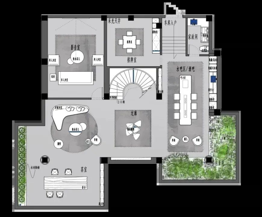 600㎡轻奢豪宅，都市新贵的正确打开方式！-47