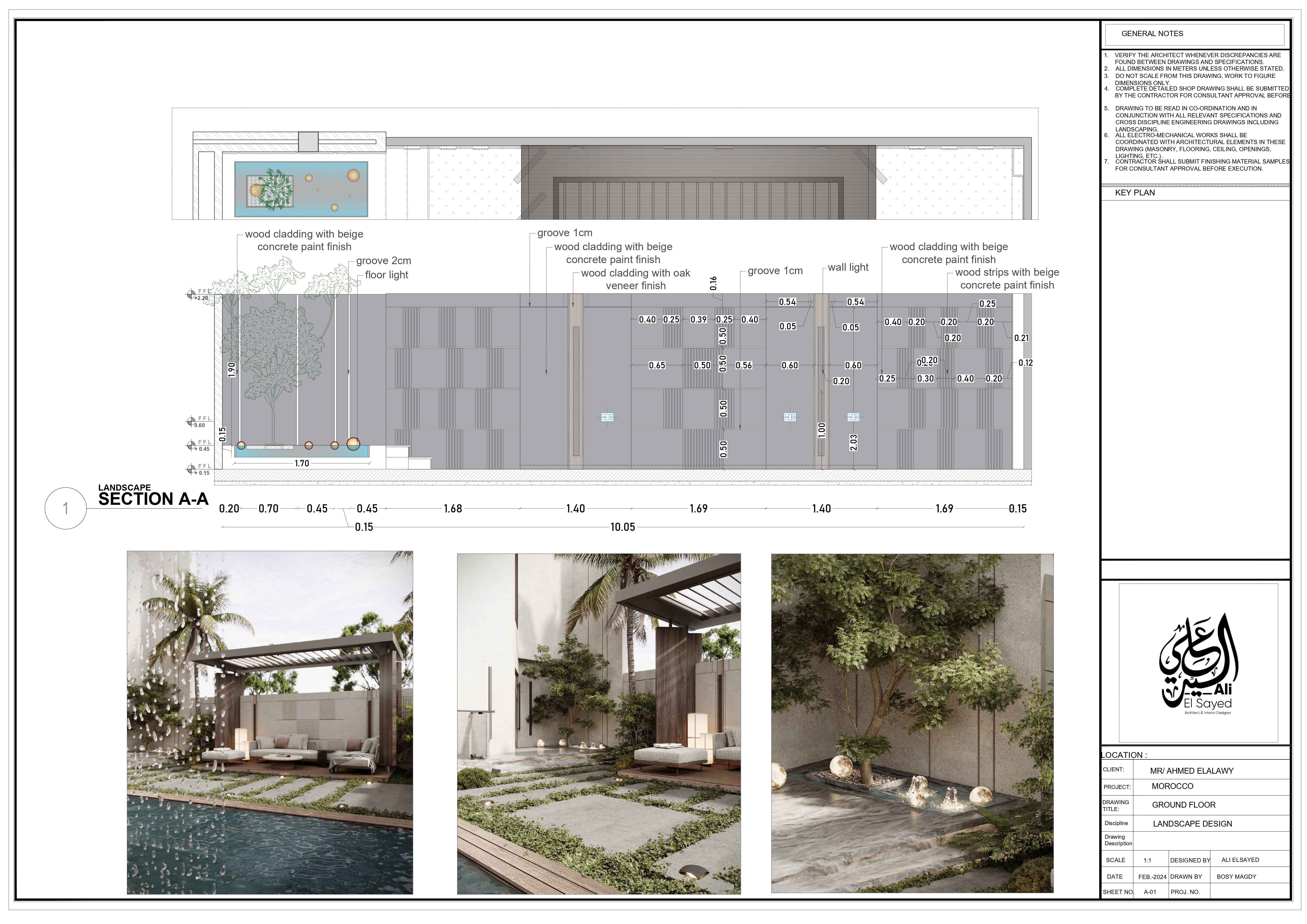 villa landscape shop drawing-7