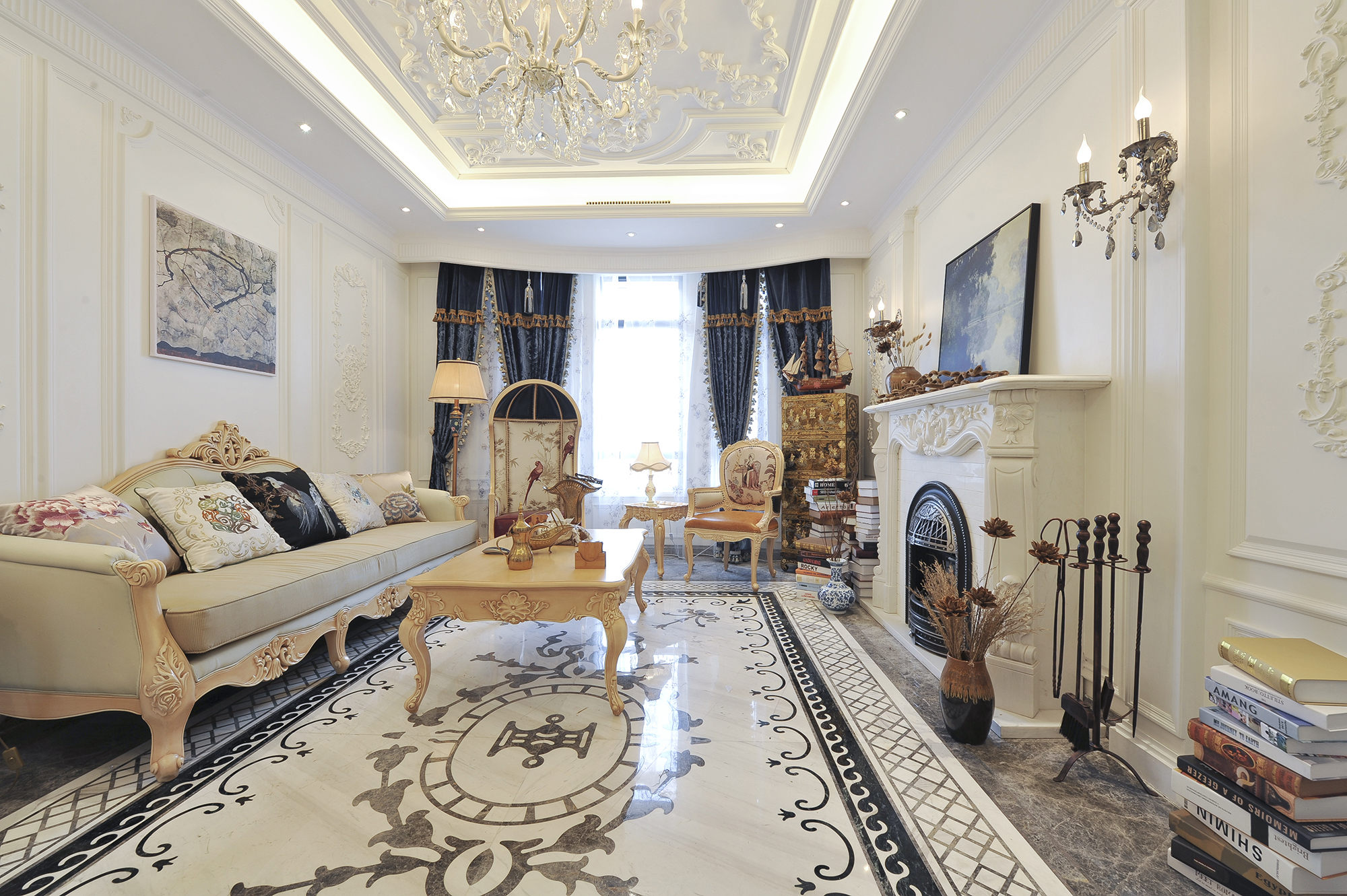 法式贵族风住宅的田园气息-5