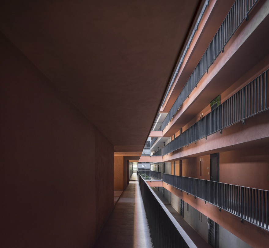 墨西哥圣西蒙多彩公共空间住宅-14