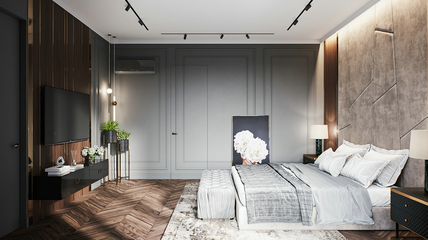 被简欧风席卷的生活空间，演绎质感美学-16