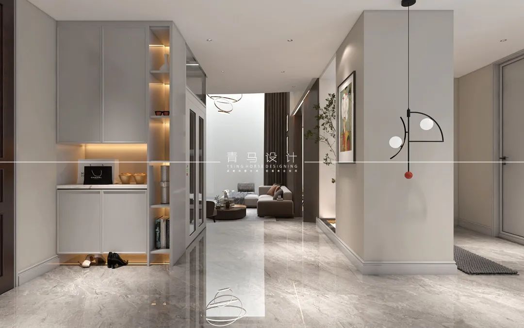 琉森水岸底跃丨青马别墅设计-10