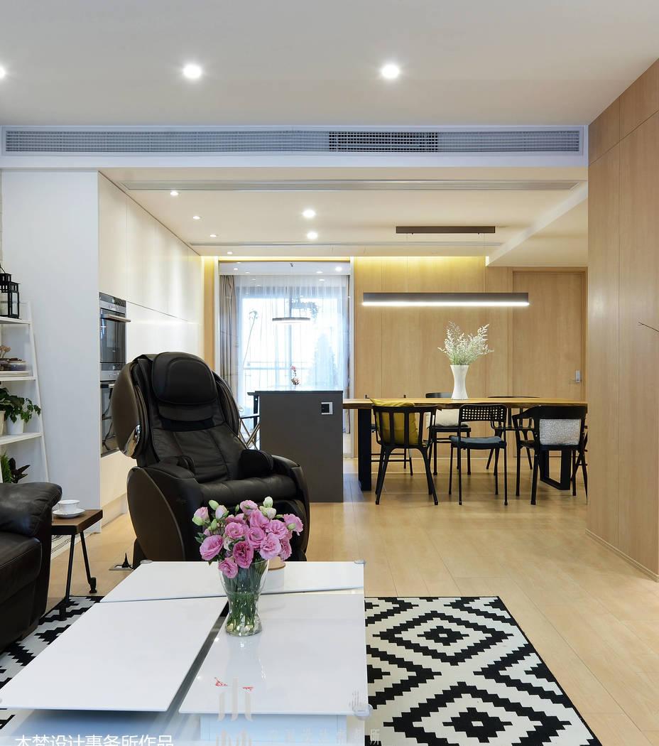 原木风家居设计,温馨活力与现代生活的完美融合-9