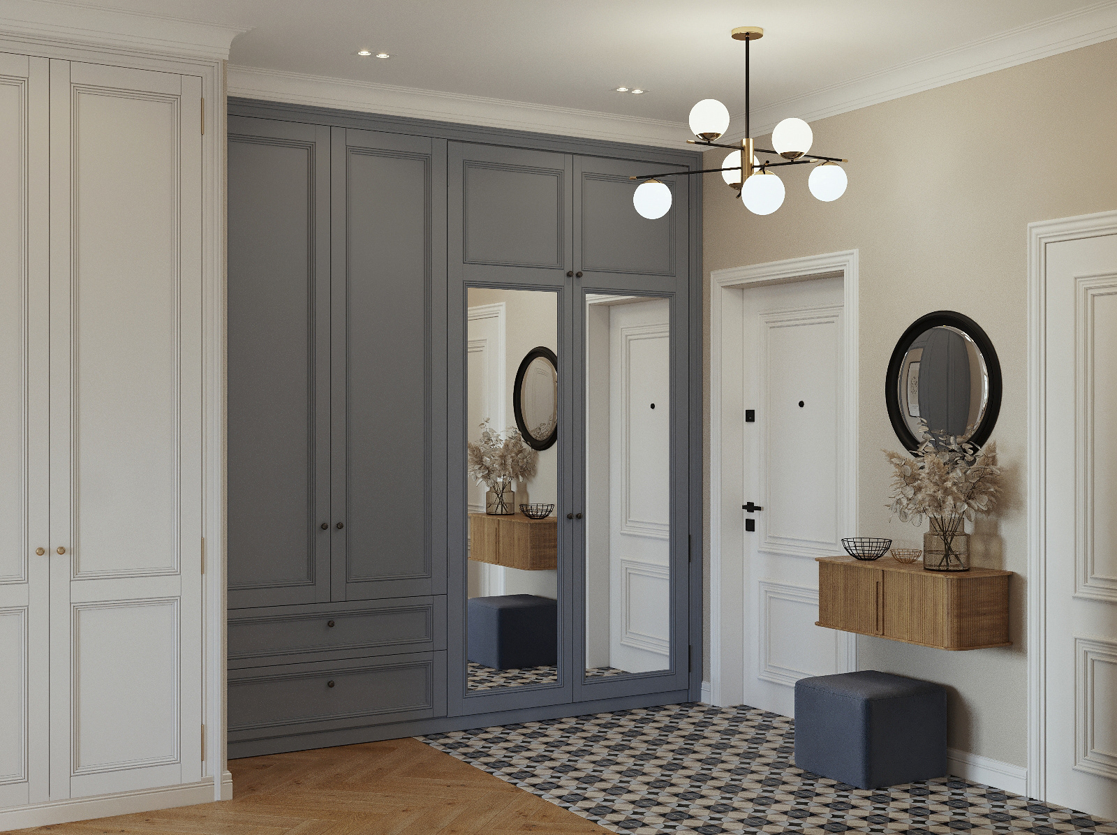 莫斯科公寓室内设计丨俄罗斯莫斯科丨Asmolova Kristina-2