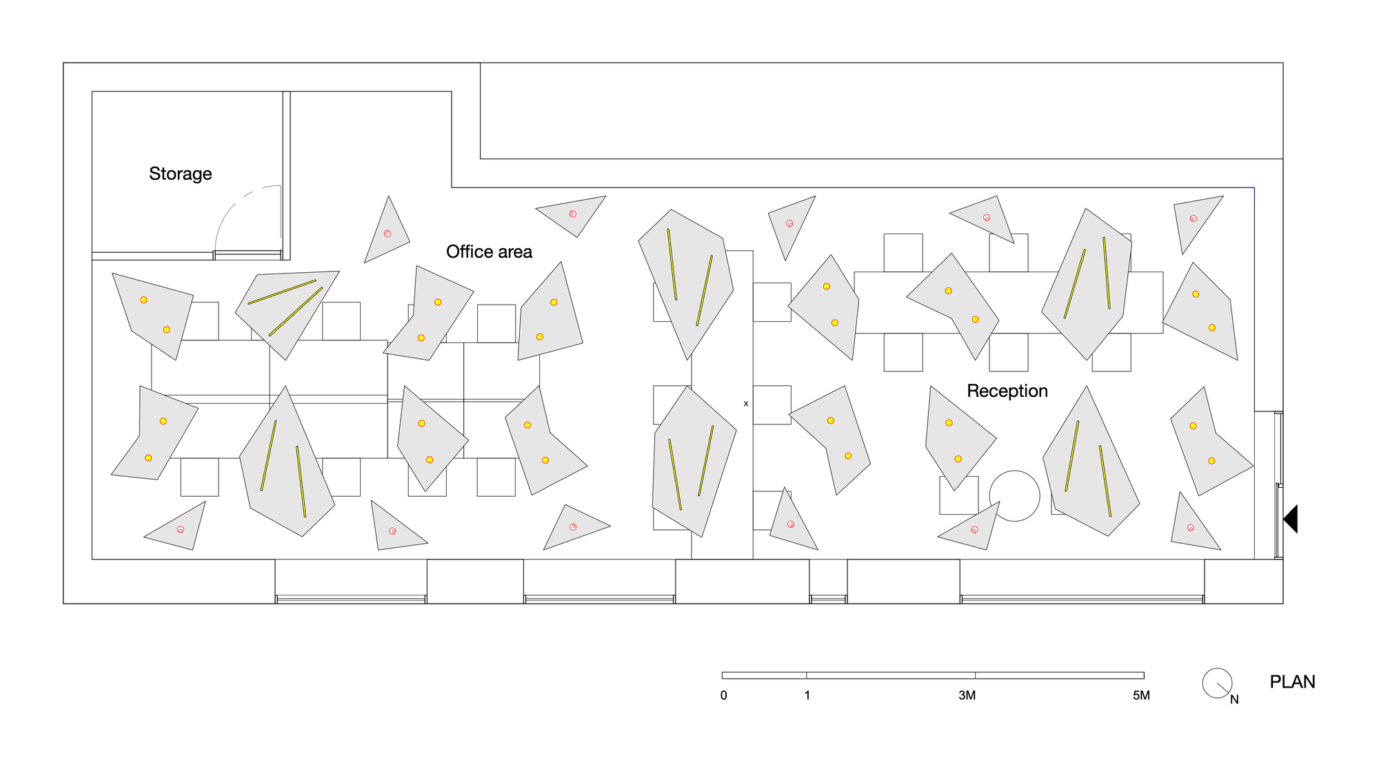 革新办公室，绿色共鸣丨日本东京丨Moriyuki Ochiai Architects-20