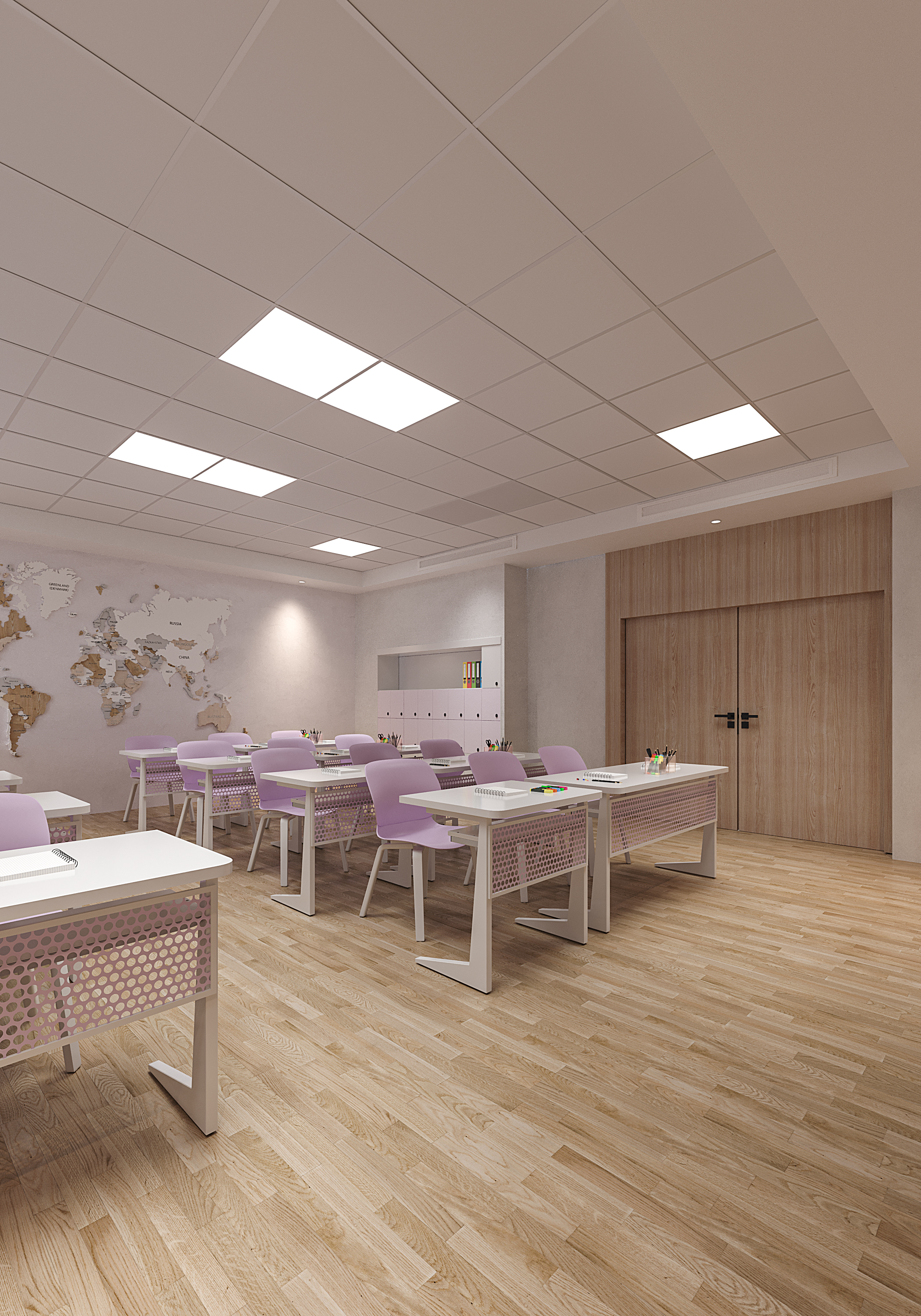 现代小学 学校室内设计丨沙特阿拉伯-60