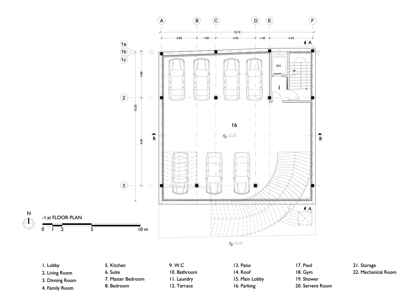 德黑兰北部集群建筑的室内设计亮点-39