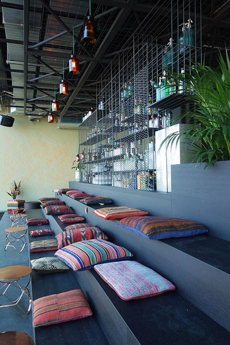 Plants create "urban jungle" at Berlin hotel by Studio Aisslinger-6