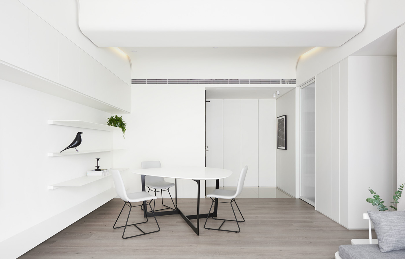 北鸥建筑 · 82·5m²白色浪漫树林颜宅-12