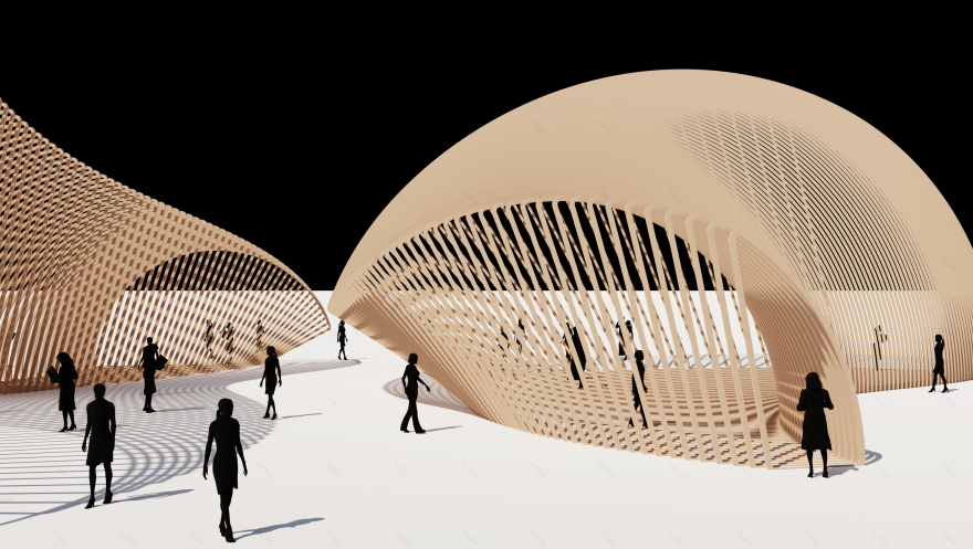 Parametric Arc Pavilion Rhino Grasshopper-12