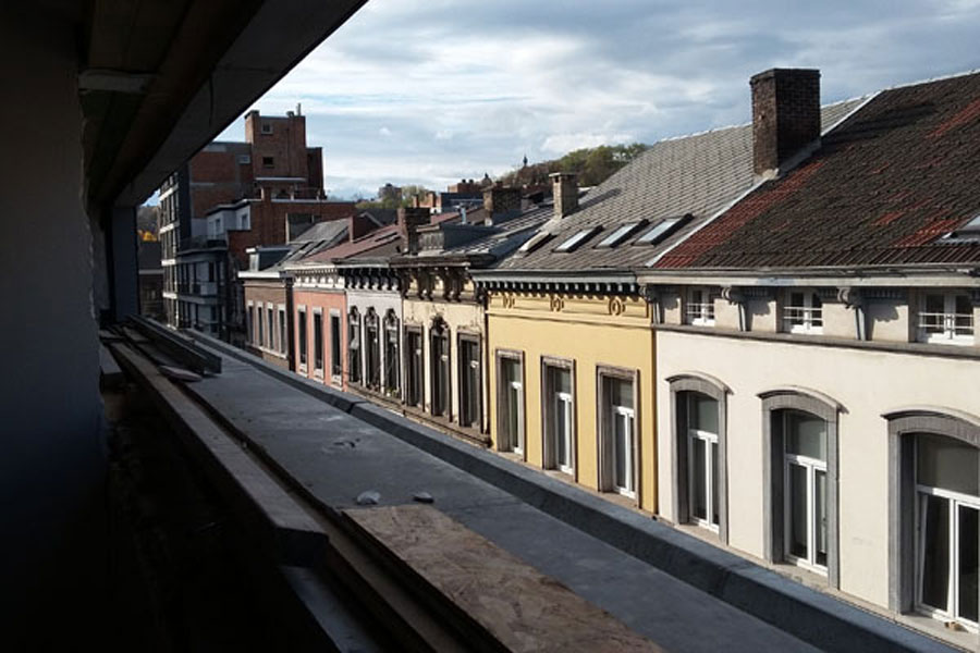 CPAS LIEGE  3 公寓及 1 商业底层建筑翻新丨Binario architectes srl-29