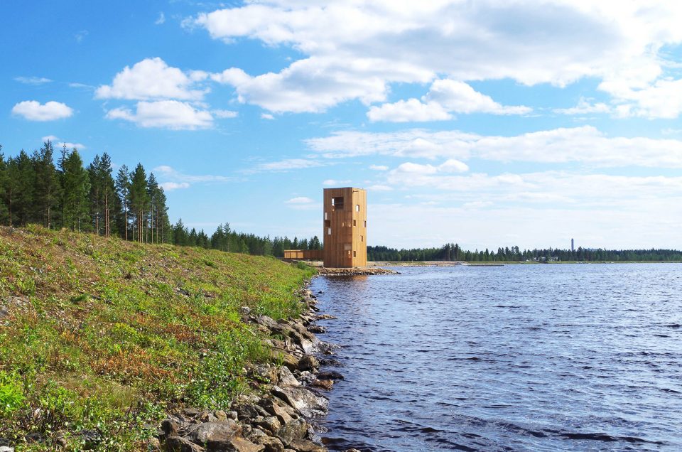 芬兰湖岸观景塔-0